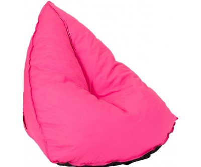 Pouf Poire Triangulaire Polyester Rose