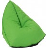 Pouf Poire Triangulaire Polyester Vert