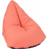 Pouf Poire Triangulaire Polyester Orange