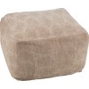 Pouf Fayola Coton Marron