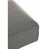 Pouf/Coin Carre Textile/Bois Gris