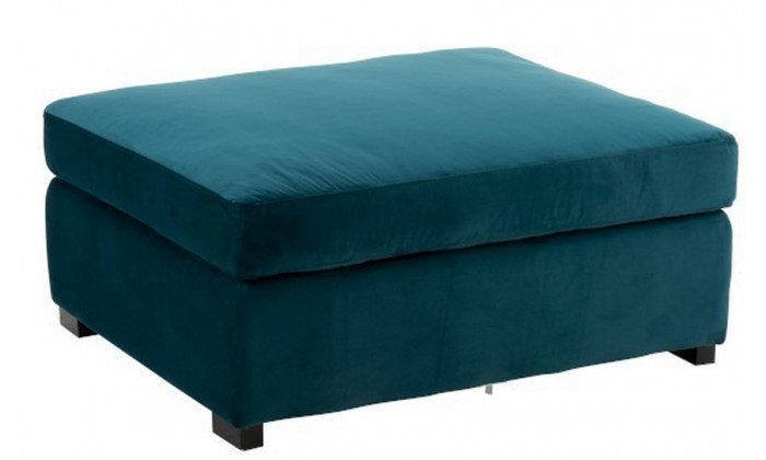 Pouf Velours Vert