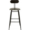 Tabouret De Bar Industriel Metal Noir