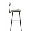 Tabouret De Bar Industriel Metal Noir