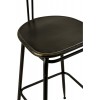 Tabouret De Bar Industriel Metal Noir