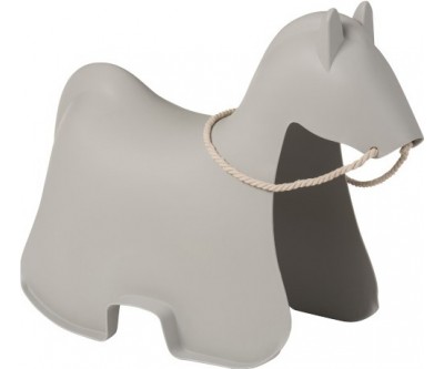 Chaise Enfant Cheval Pp Gris