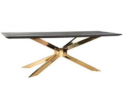 Table à manger gold design Blackbone Matrix gold