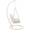 Chaise Suspendu Cosy Acier Blanc