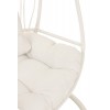 Chaise Suspendu Cosy Acier Blanc