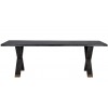 Table à manger gold design Blackbone Cross-leg Hunter