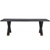 Table à manger gold design Blackbone Cross-leg Hunter