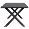 Table à manger gold design Blackbone Cross-leg Hunter