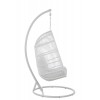 Chaise Suspendue Ovale Acier Blanc