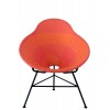 Chaise Poire Metal/Plastique Rouge