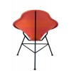 Chaise Poire Metal/Plastique Rouge