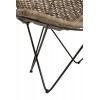 Chaise Lounge Rotin Naturel