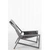 Chaise+Coussin Rotin/Metal Naturelle