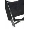 Chaise Regisseur Pliante Bois/Cuir Noir