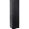 Socle Carre Bois Noir Medium