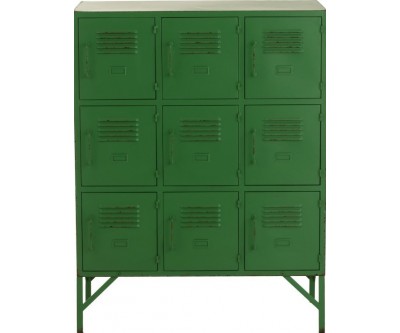 Armoire 9 Portes Metal Vert