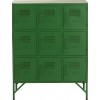 Armoire 9 Portes Metal Vert