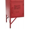 Armoire 9 Tiroirs Metal Rouge