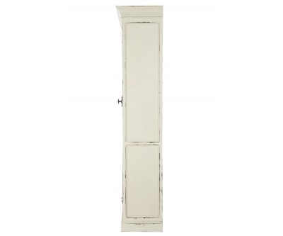 Vitrine 4 Planches/Gaze Bois Creme 110X45X195Cm