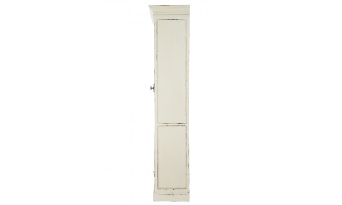 Vitrine 4 Planches/Gaze Bois Creme 110X45X195Cm