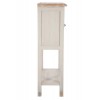 Armoire 2 Portes Vitre Bois/Verre Beige