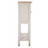 Armoire 2 Portes Vitre Bois/Verre Beige