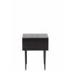 Table Gigogne Carree Mdf Noir