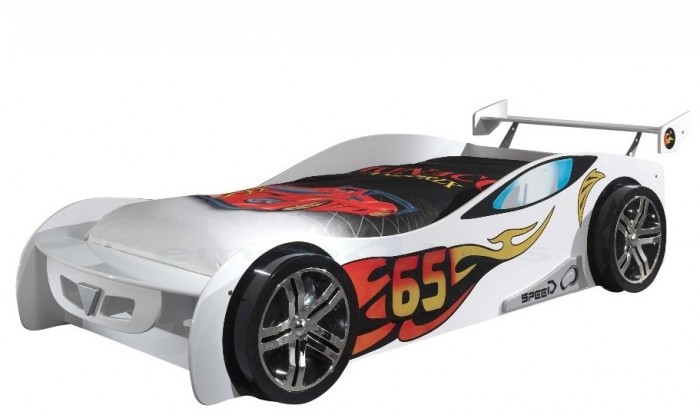 Lit voiture enfant  rouge, blue ou blanc  CAR