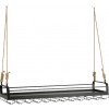 Etagere Verres A Vin Suspendus Metal Noir