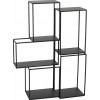 Etagere Suspendue 3 Parties Modulaire Metal Noir