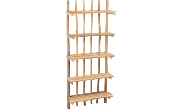 Etagere Murale 5 Planches Bois Naturel