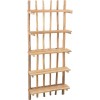 Etagere Murale 5 Planches Bois Naturel