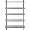 Etagere Murale Beton Finish 5 Planches Bois/Metal Gris