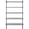 Etagere Murale Beton Finish 5 Planches Bois/Metal Gris