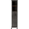 Armoire Longue 5 Planches Metal Gris