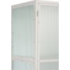 Armoire Haute 2 Portes/1 Tiroir Metal Blanc