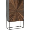 Armoire Bar Shanil 2 Portes Bois/Me Na