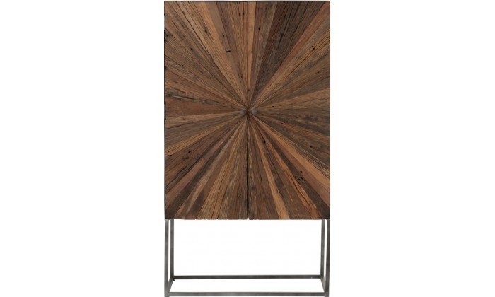 Armoire Bar Shanil 2 Portes Bois/Me Na