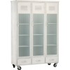 Armoire 3 Portes/3 Tiroirs Metal Blanc