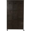 Armoire Sur Roues 9 Portes Metal Gris