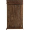 Armoire Basse Orientale Bois De Manguier Azur/Orange