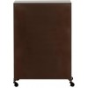 Armoire 3 Portes/2 Tiroirs Metal Blanc