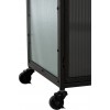 Armoire Haute 2 Portes/1 Tiroir Metal Noir