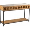 Console Pour Bouteilles De Vin Bois Naturel