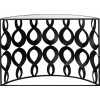 Console Marie 1/2 Lune Metal/Verre Noir