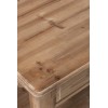 Console 3 Tiroirs Rotin Tisse Bois De Manguier Naturel